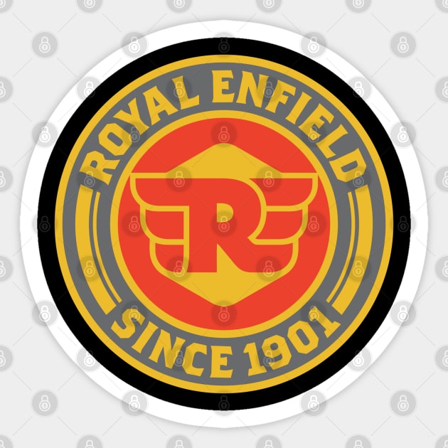 Royal Enfield - Since 1901 Classic bikes Sticker by Pannolinno